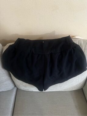 Women’s Black Athletic Running Shorts